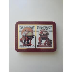 Norman Rockwell Saturday Evening Post‎ Nostalgic Christmas Santa Playing Cards